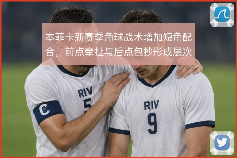 本菲卡新赛季角球战术增加短角配合，前点牵扯与后点包抄形成层次